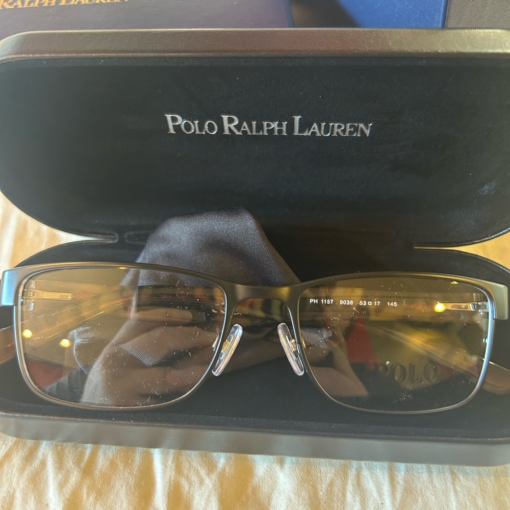 NEW POLO RALPH LAUREN PH1157 9038 Matte Black Eyeglass Frames